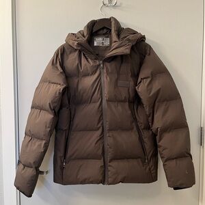 Dutch Bros Brown Puffer Jacket